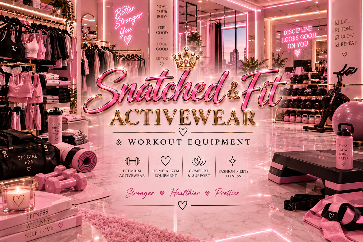 Snatched & Fit Activewear & Workout Equipment collection banner